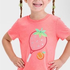 Cat & Jack Kids 3T Pink Graphic short sleeve T-Shirt